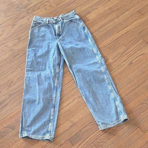 Vtg 1990s Tommy Hilfiger Wide Leg Womens Jeans - Picture 1 of 8